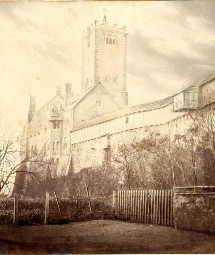 Blick auf die Burg von Nordosten (1857)
