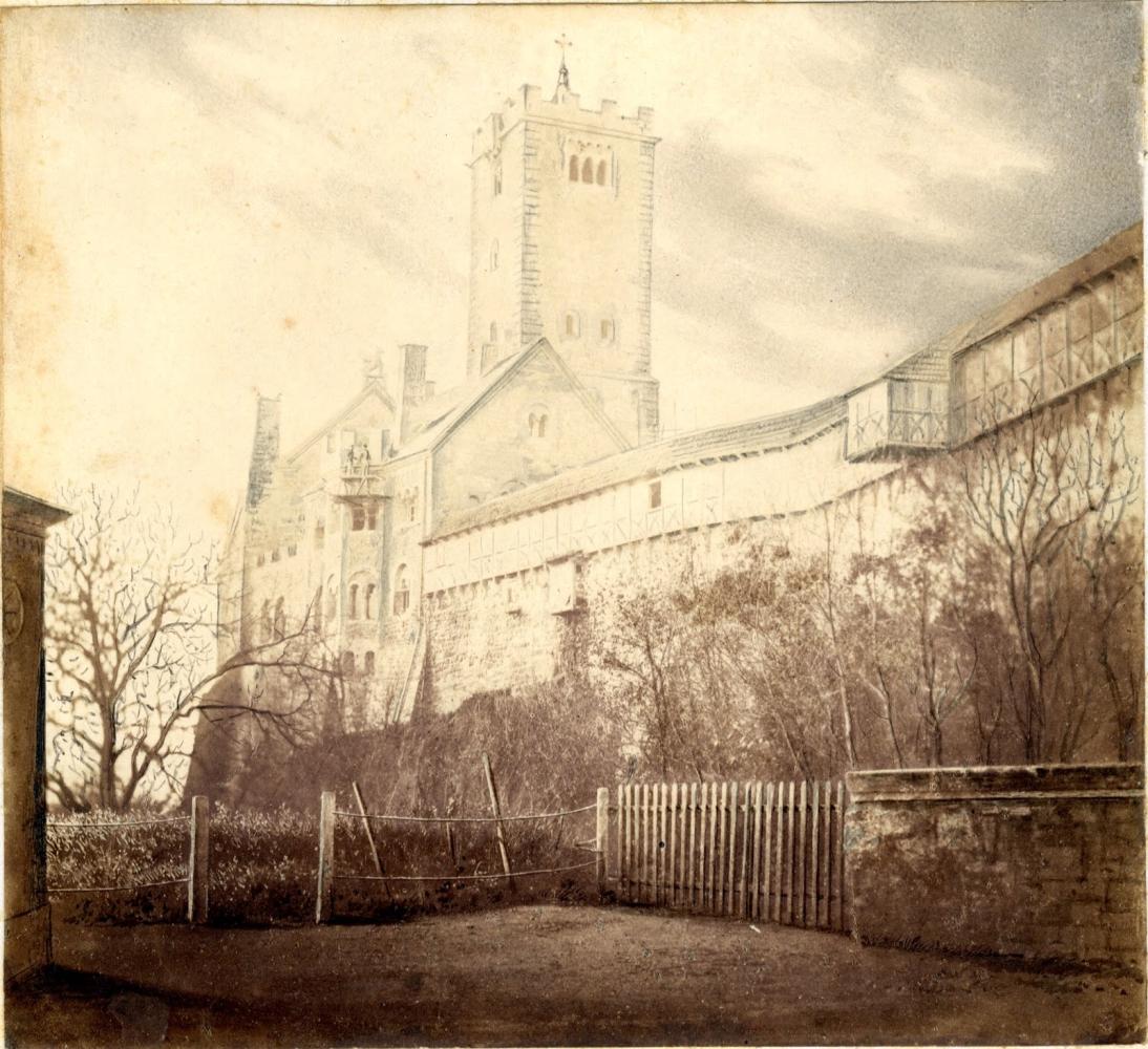 Blick auf die Burg von Nordosten (1857)